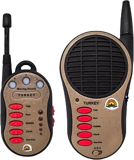 Cass Creek Nomad Turkey Call System with Remote-Controlled Transmitter, Natural Sound Replicator, Portable Audio Receiver, and Realistic Electronic Turkey Calls