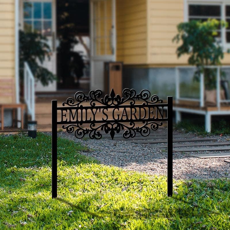 Custom Metal Garden Signs - Personalized Outdoor Décor
