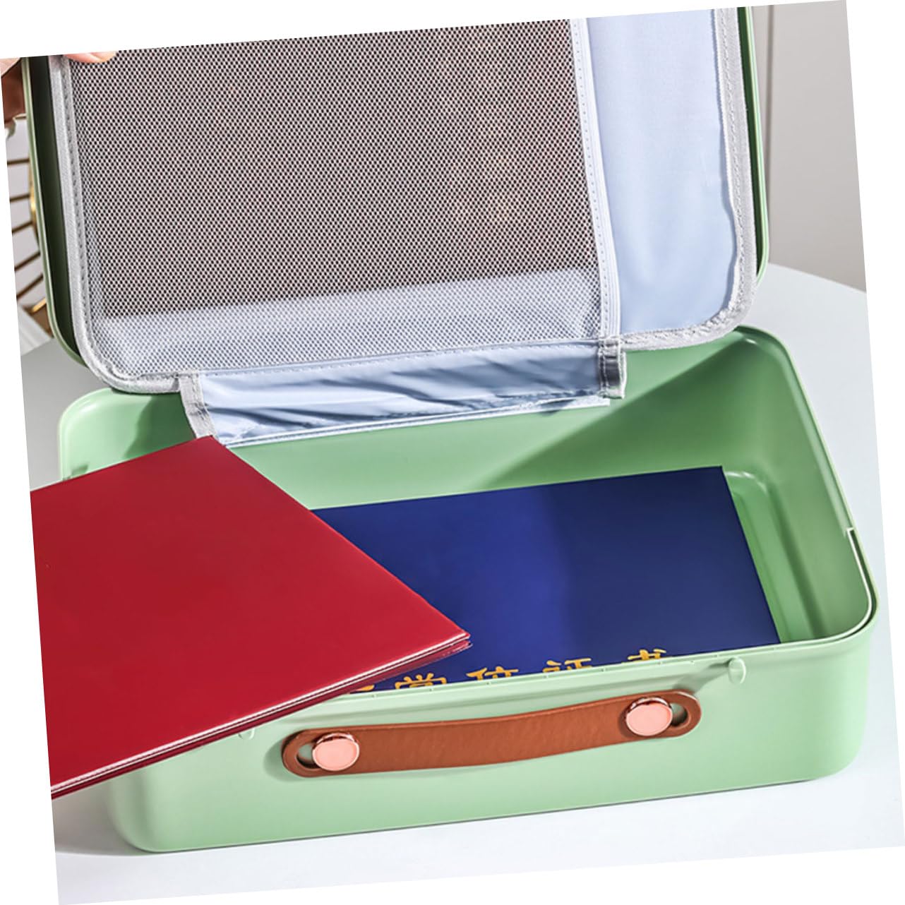 POPETPOP Sac De Rangement pour Certificats Et Documents Organisateur De Dossiers De Bureau Boîte à Documents pour Maison
