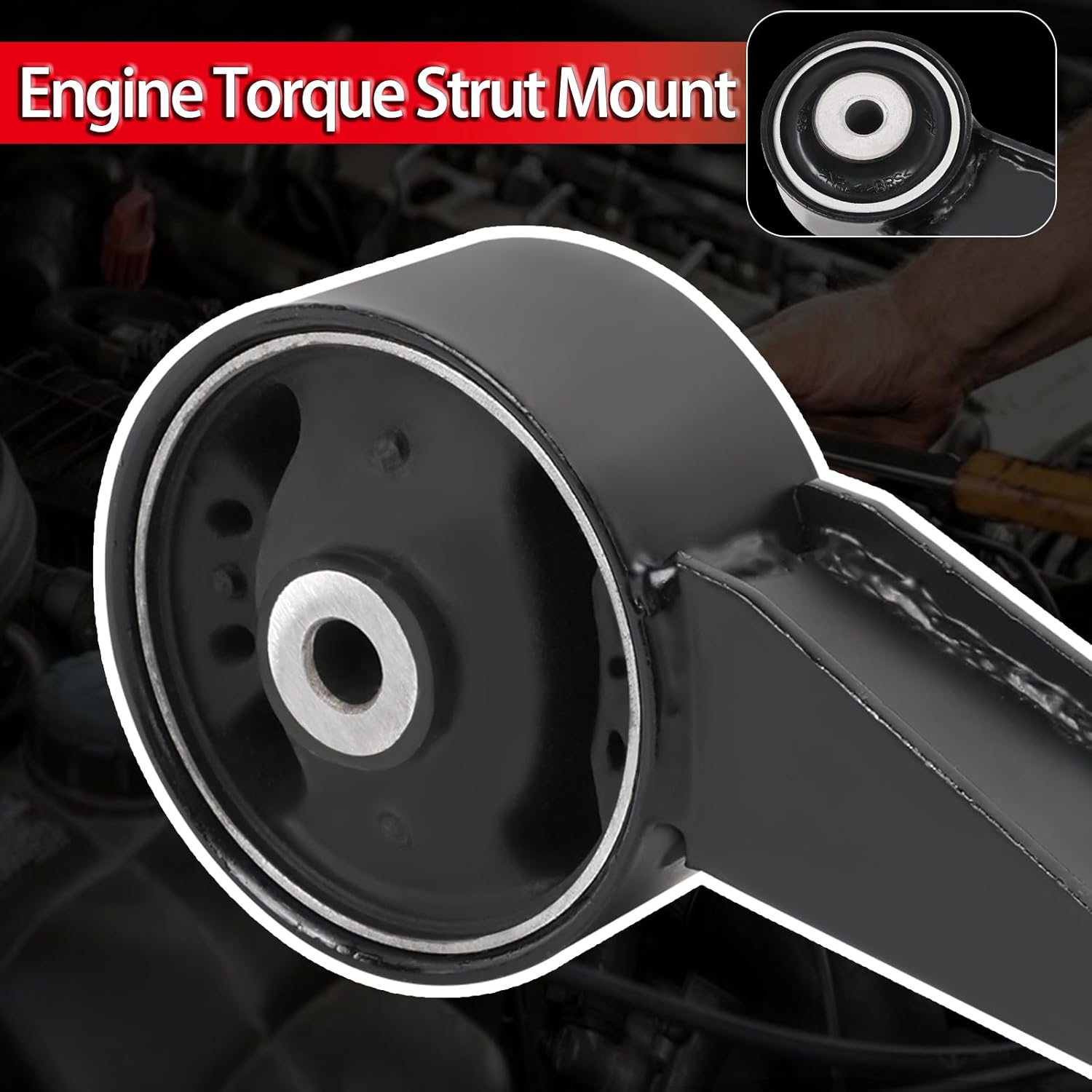 1PCS Rear Torque Strut Engine Mount Compatible with 2005 2006 2007 Avalon 3.5L OE:A62078 123630P020