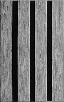 Decoranddecor Acoustic Slat Wood Wall Panels and Ceiling Panelsling Decorative 3D MDF 16cmx24cm - Grey
