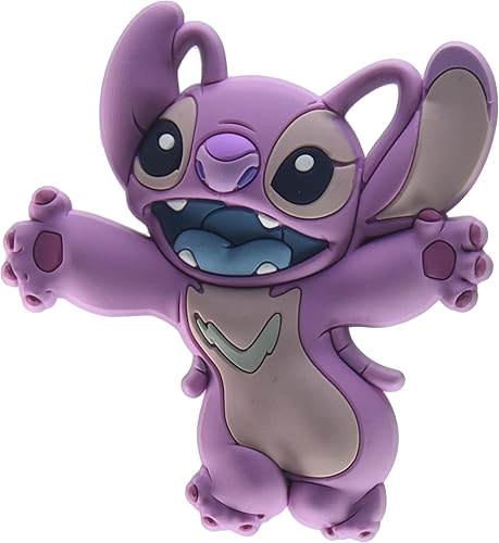 Disney Lilo & Stitch - Accesorio novedoso con imán de PVC suave al tacto, 3 pulgadas