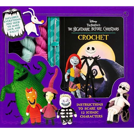 Disney Tim Burton's The Nightmare Before Christmas Crochet (Crochet Kits)