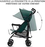 Kinderkraft TIK Poussette Légère, Ne Pèse Que 6,5 kg, Poussette De Voyage, Facile À Pince, Dossier Réglable En Position Allongée, De La 6 Mois, poids maximum jusqu'à 17kg, Vert  Kinderkraft TIK Poussette Légère, Ne Pèse Que 6,5 kg, Poussette De Voyage, Facile À Pince, Dossier Réglable En Position Allongée, De La 6 Mois, poids maximum jusqu'à 17kg, Vert - 3
