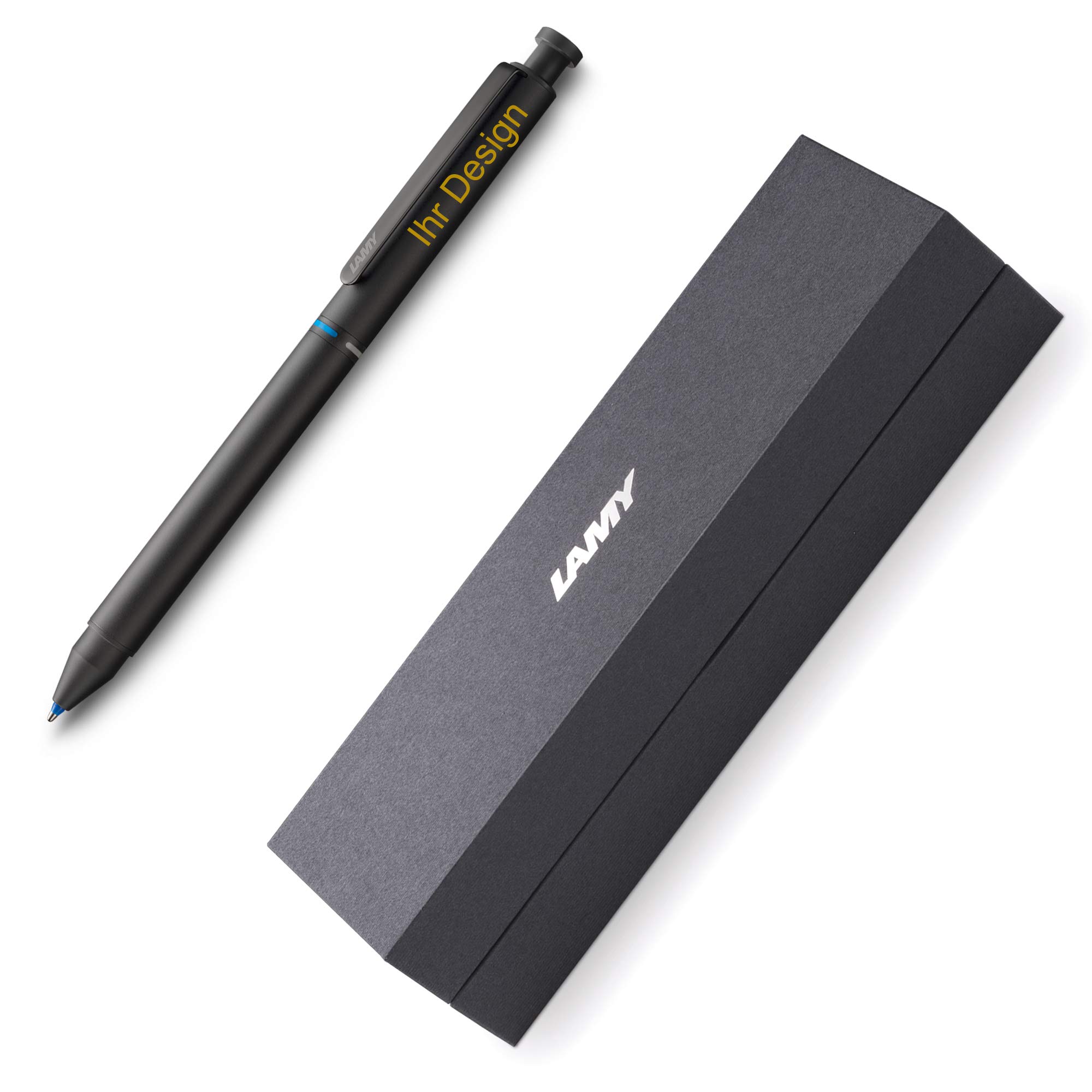 Lamy st tri pen black Mehrsystemschreibgerät, Modell 746, mit Gravur (Lasergravur), E188