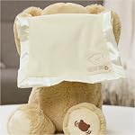 GUND Peek-A-Boo Teddy Bear Plush, Animated Stuffed Animal for Babies and Newborns, 11.5" | Parler ours avec des mouvements, thés de jouets musicaux cause et effet, comprend couverture; favorise l'auto-apaisant et le jeu tactile