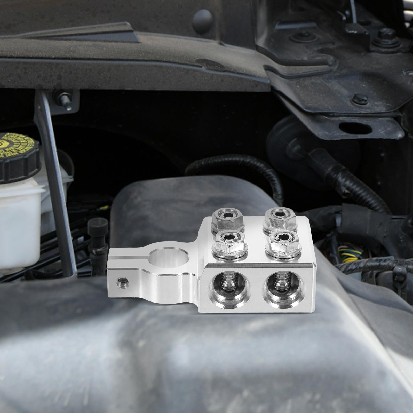 Healvian Interrupteur de Déconnexion Batterie Voiture, Isolateur Coupe-Circuit à Borne Supérieure, 1 Paire, Compatible Véhicules et Bateaux, Protection Anti Court-Circuit et Débrancher la