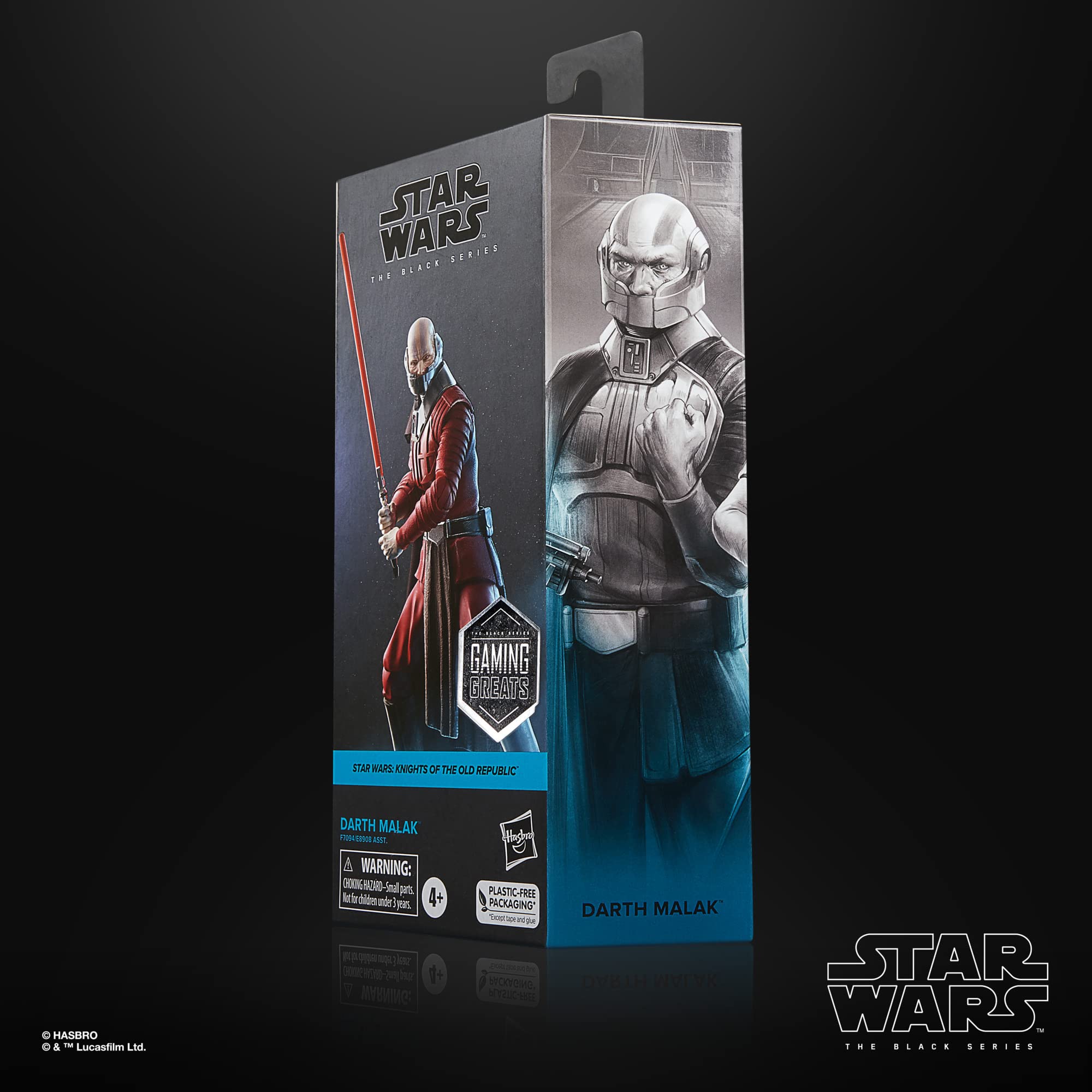 Hasbro Star Wars- SW BL Eden The Black Series Darth Malak, Star Wars: Cavalieri della Vecchia Repubblica 15 CM Action Figure, Multicolore, Small, F7094