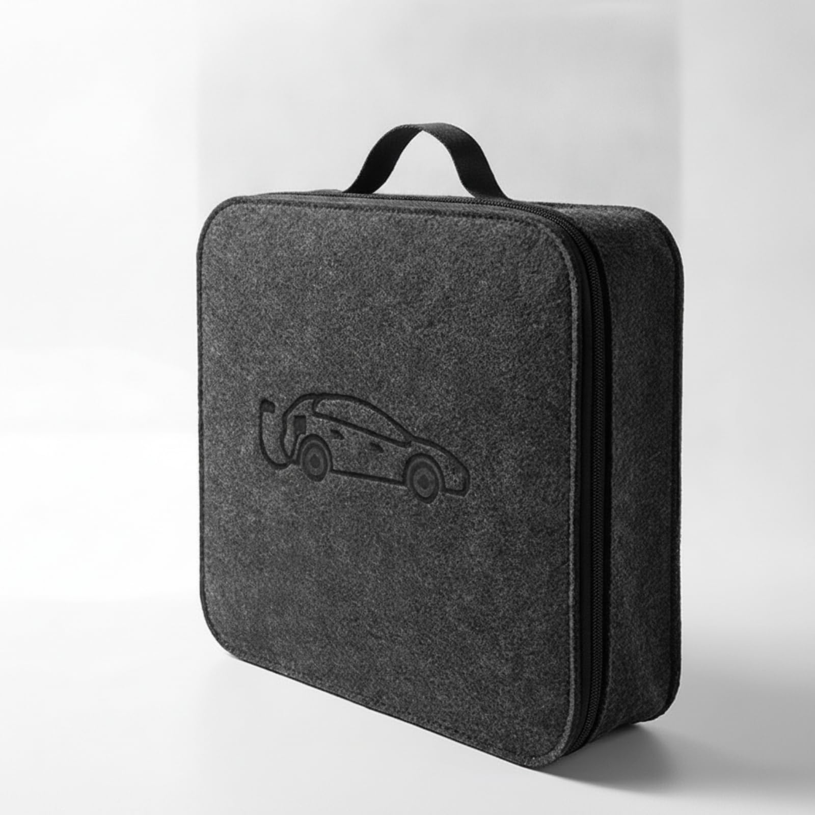 Organizador Cables Portátil Versátil | Compacto, Estuche Portátil para Cable Carga con Asa, Malero, Redondo