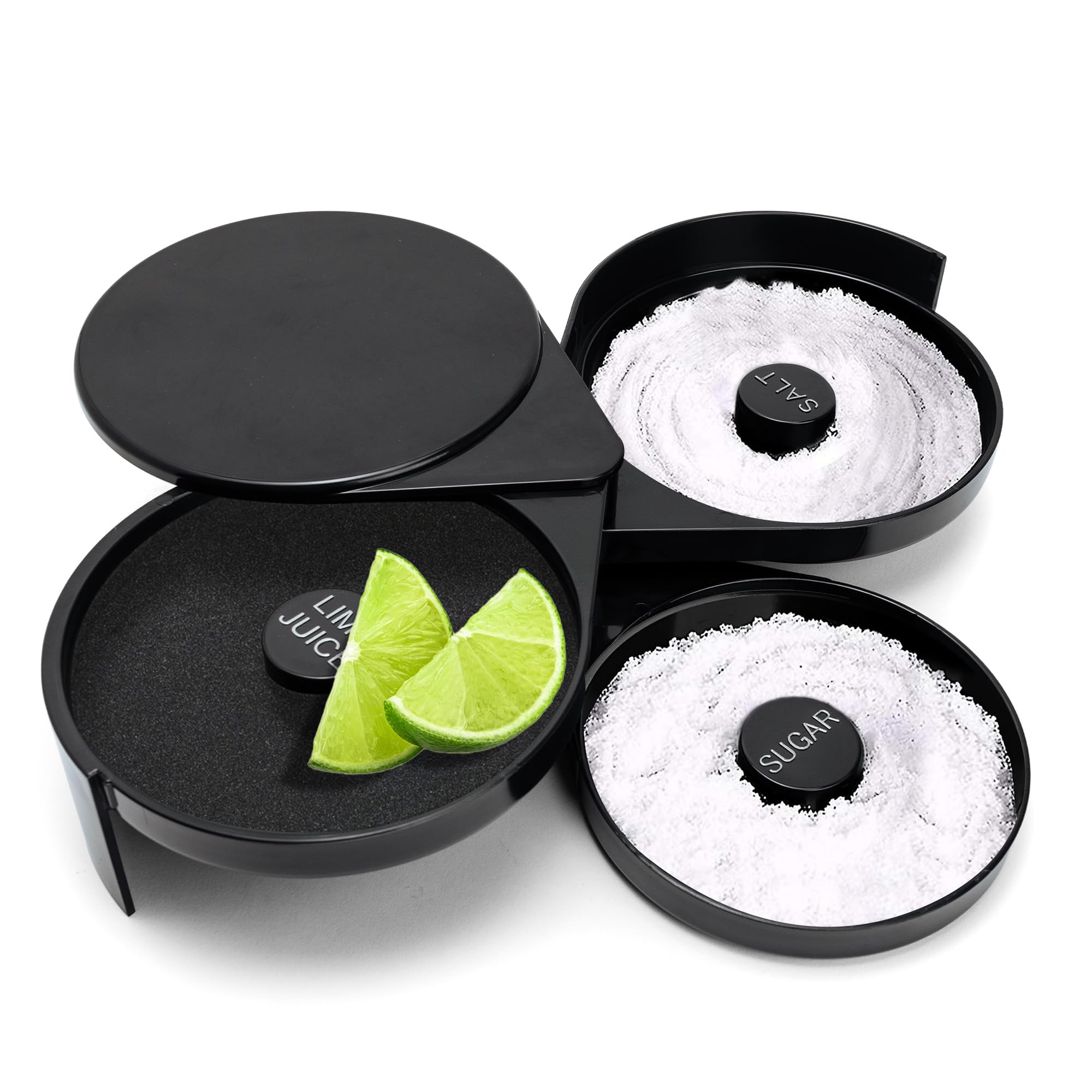 Rimmer Set for Cocktails - Perfect as Drink Rimmer and Citrus Rimmer for a Bartender Table - Cocktail Rimmer Bartending Supplies - Craft Flawless Margaritas and Zesty Blood Marys - Great Gift