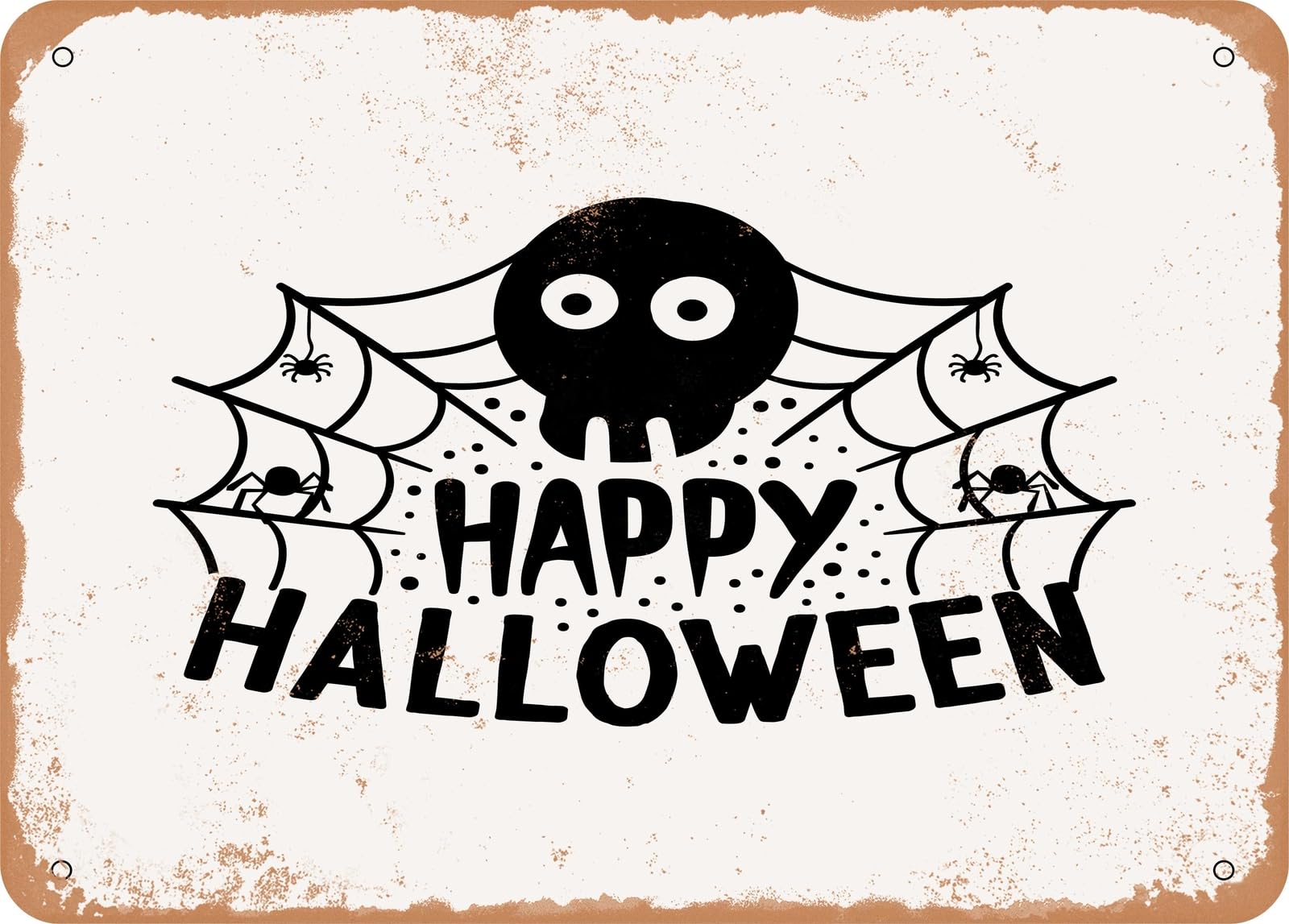 Metal Sign - Happy Halloween4 - Vintage Look Sign home decor