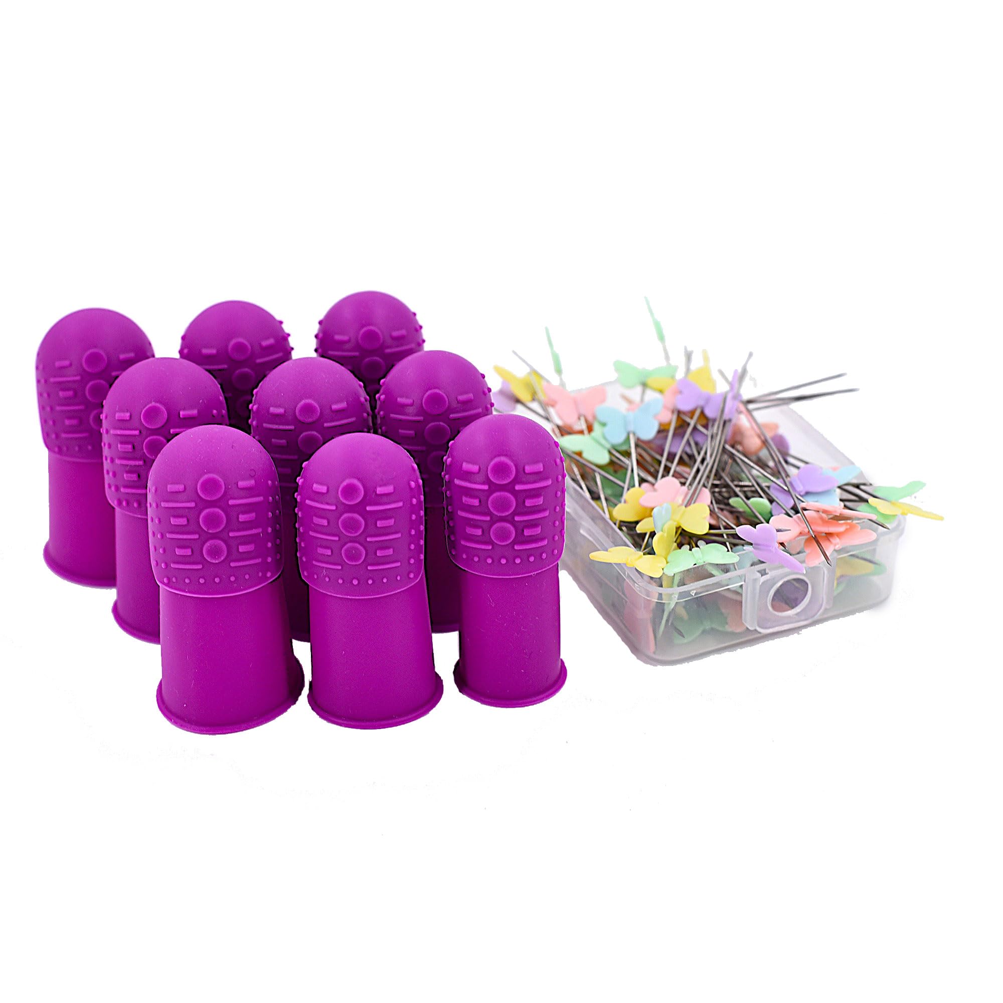 Bequeme, flexible Fingerhüte | THIK-Grip Fingerhut | klein (3) - mittel (3) - groß (3)