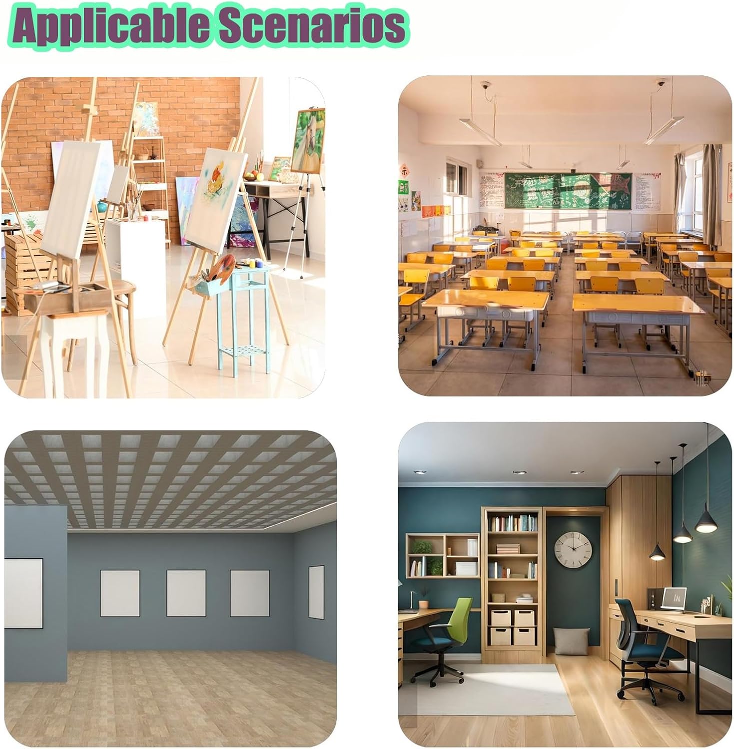Gallery/Workshop/Classroom Display Cart, Household Multifunctional Art Canvas Storage Rack, Crafts Drying & Print Racks on Wheels