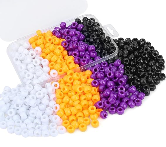 Nonbinary Pony Beads Bulk 500 Pcs