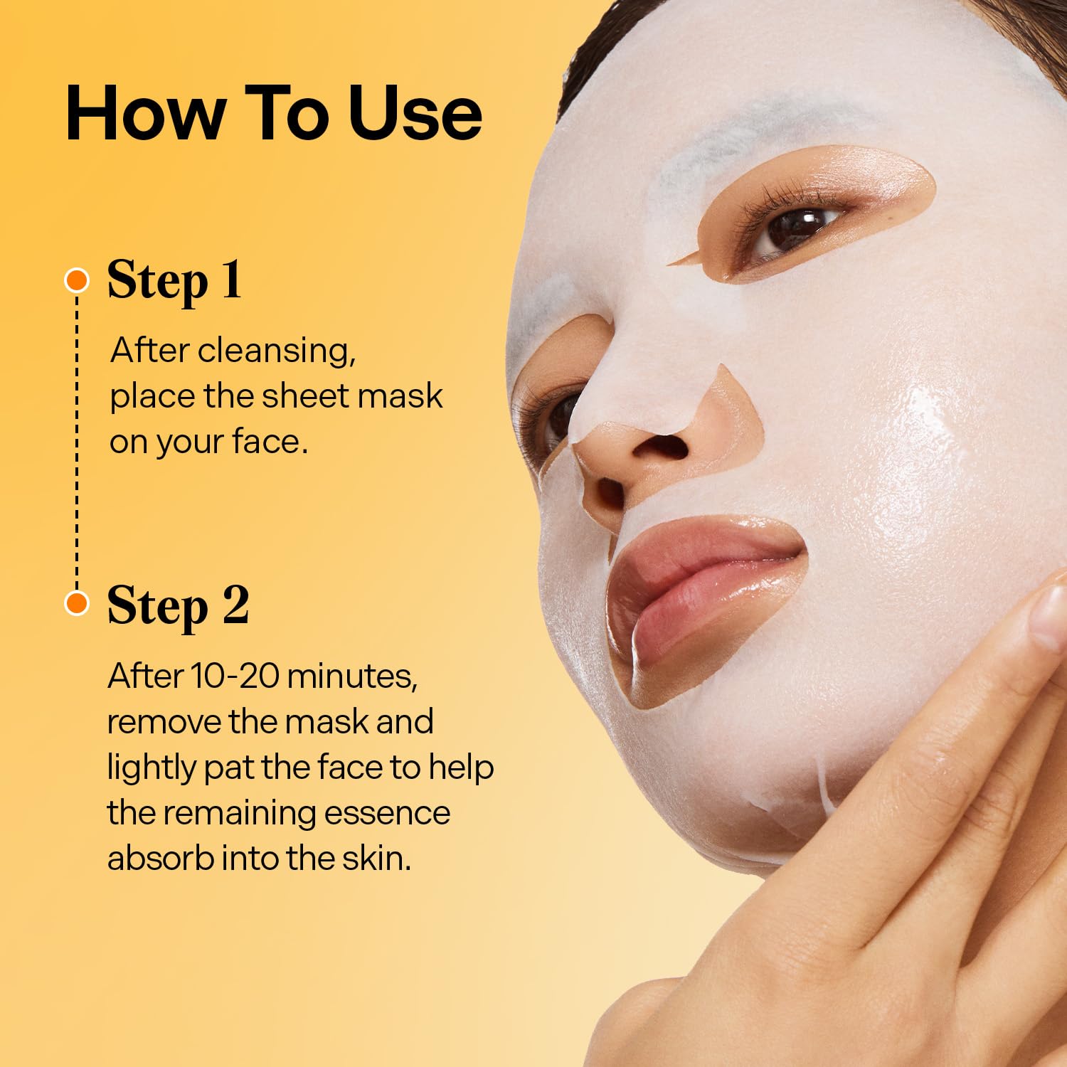 Torriden CELLMAZING Vita C Facial Mask (10 Sheets) | Radiance & Glow Boosting Korean Sheet Mask | Improving Overall Skin Tone | 5D Vitamin C + Niacinamide | Korean Face Mask