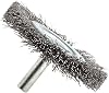 Forney 60017 Wheel Brush, Fine Crimped Wire with 14-Inch Shank, 3-Inch