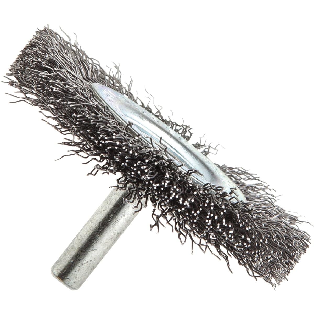 [BRSWIYIQA4DRGDLO] Forney 60017 Wheel Brush, Fine Crimped Wire with 1/4-Inch Shank, 3-Inch