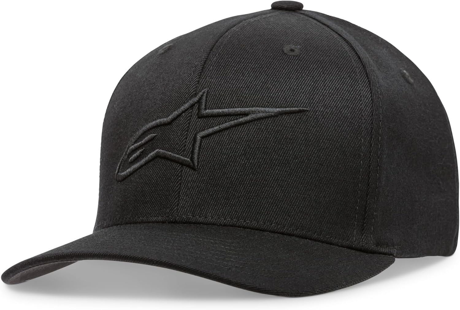 Alpinestars Men's Ageless Curve Hat Flexfit Baseball Cap Black/Black