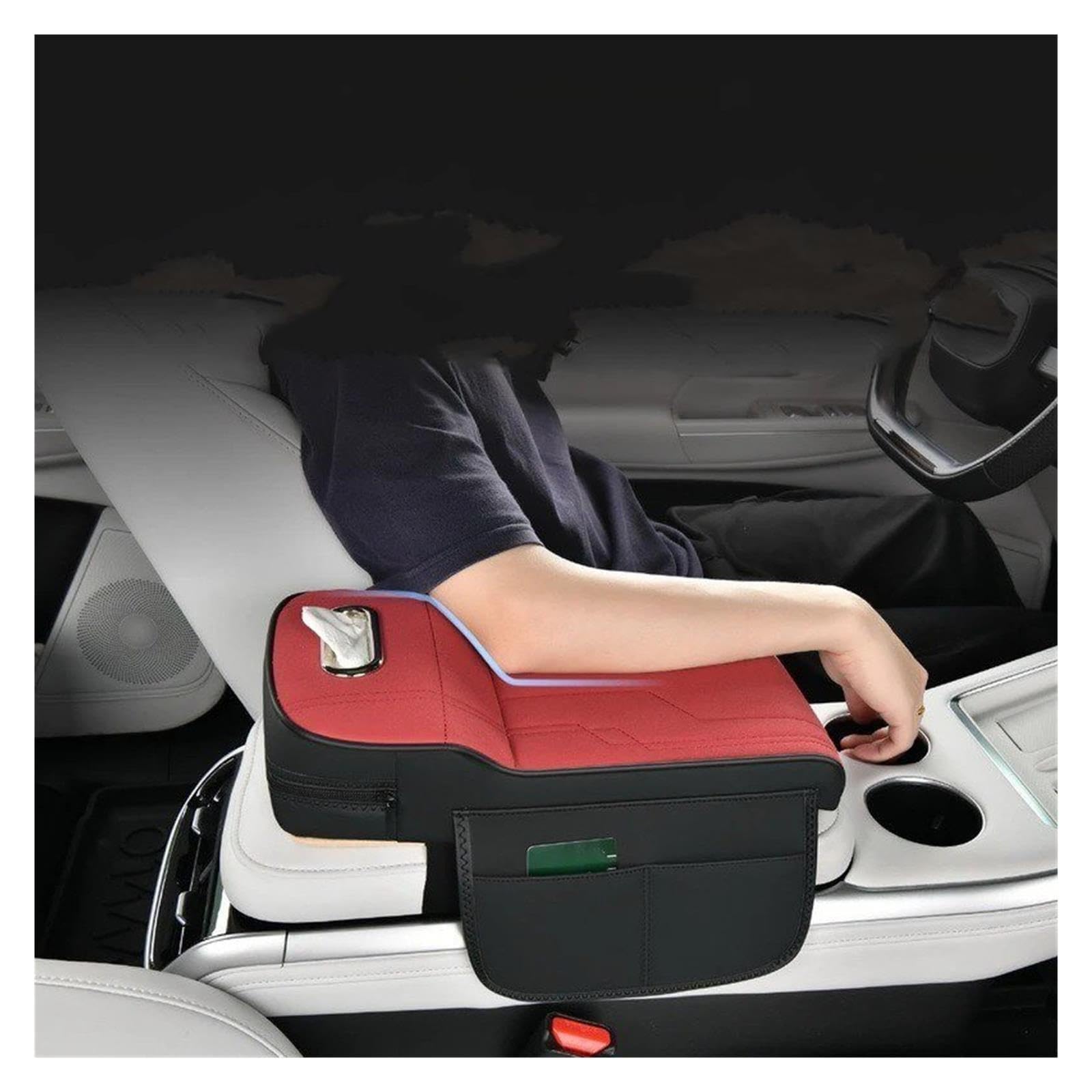 Boîte Rangement Universelle Accoudoir Voiture Augmentant Hauteur