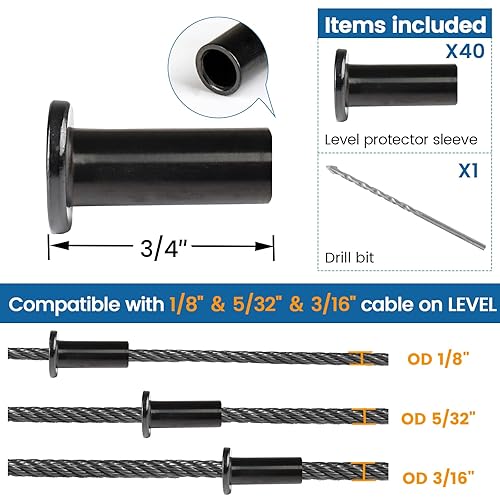 Miniatura 7 de Patente Muzata - Paquete de 20 fundas protectoras biseladas de ángulo de 25 30 grados para barandilla de escalera de poste de madera para