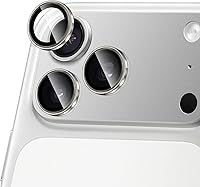 Vista 61 de Compatible con iPhone 13 Pro para iPhone 13 Pro Max, protector de lente de cámara antiarañazos, vidrio templado 9H, protector de cámara de metal a