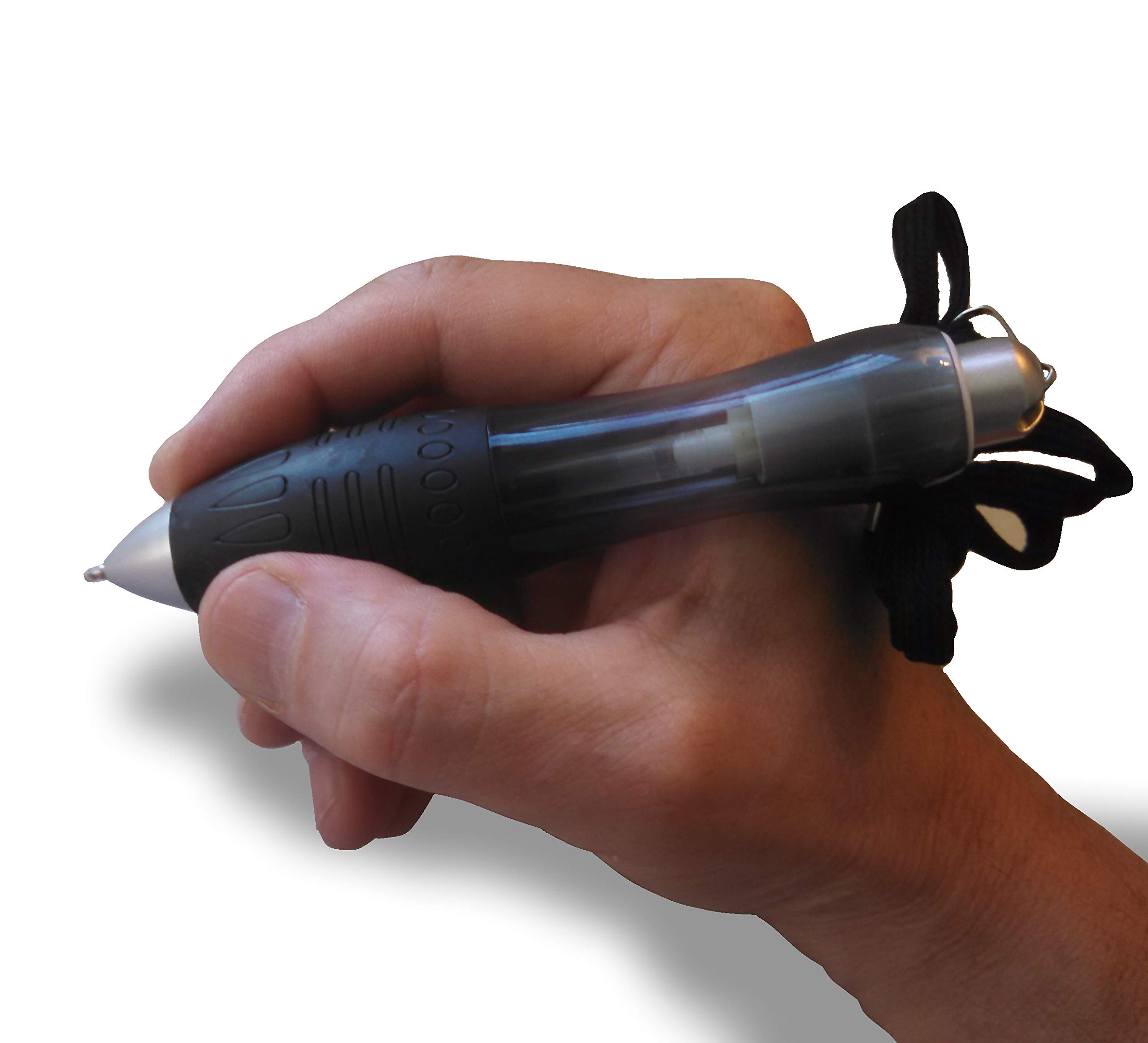 Super Big Fat Pen for Arthritis (5 pack) Black Ink, Black Body + 5 Ink Refills