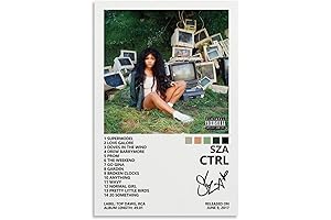SZA Album Cover Posters - Ctrl Album Cover Prints for Stylish Room Decor