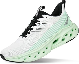 Hawkwell Men's Cloud Zero Active Running Walking Tennis Cushioning Shoes Breathable Lightweight Athletic Non Slip Cross Tr...