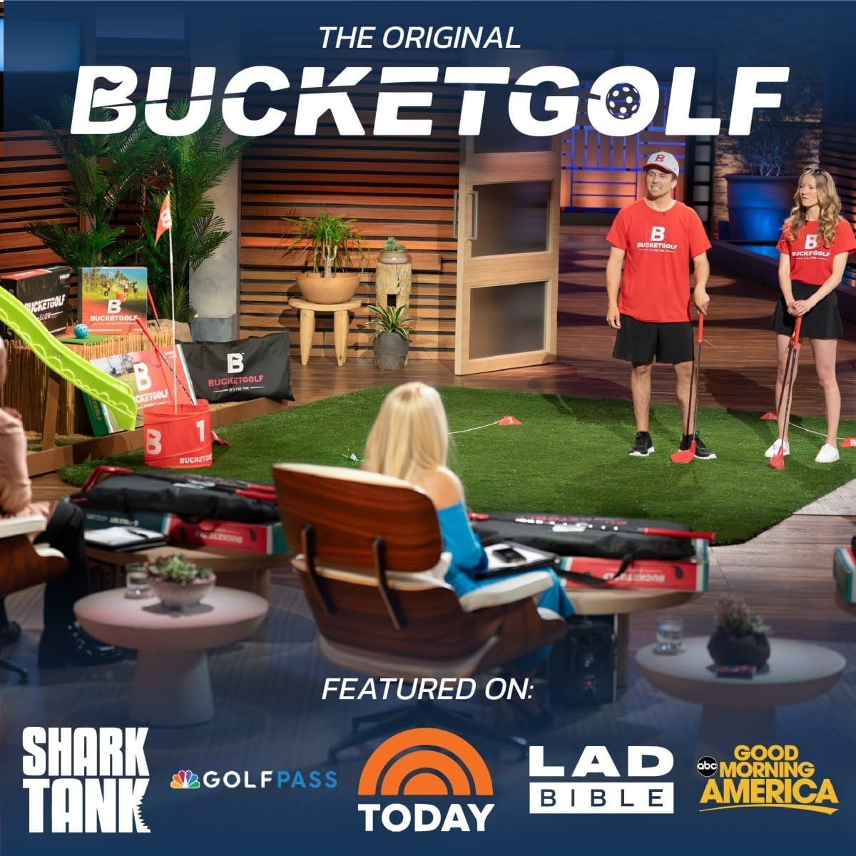 bucketgolf Game Official Size and Weight Extra Balls (6 Pack) - Replacement Balls Works for All Lawn Golf Game Sets.