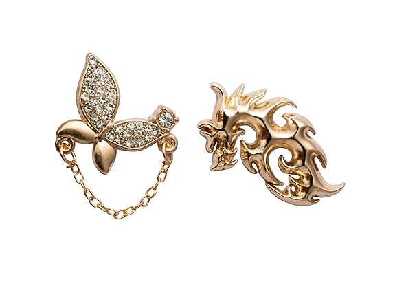 Knighthood Swarovski Butterfly and Dragon Lapel Pins/Shirt Stud