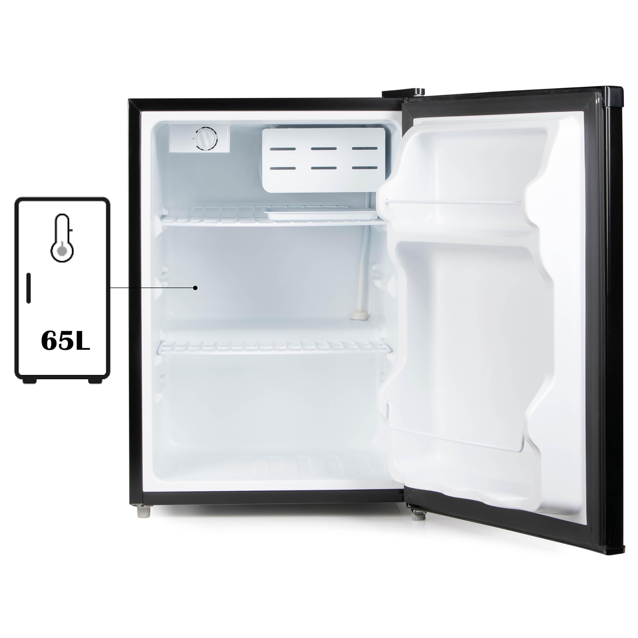 PRIMO PR155FR Réfrigérateur Table Top - 66L - E - Autonome - Noir