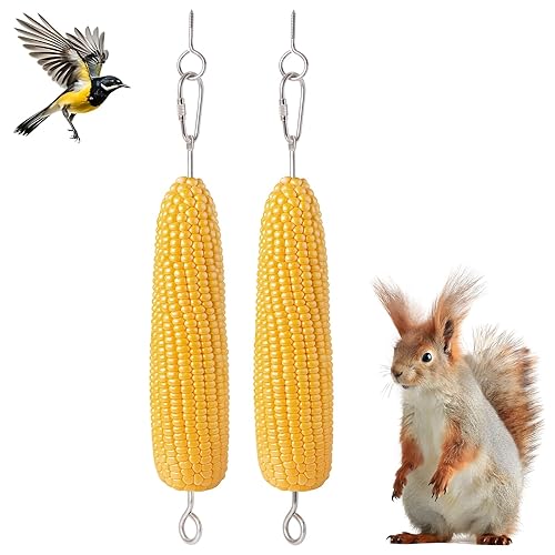 Durable 304 Stainless Steel Hanging Squirrel Feeder Outside, Squirrel Feeders
