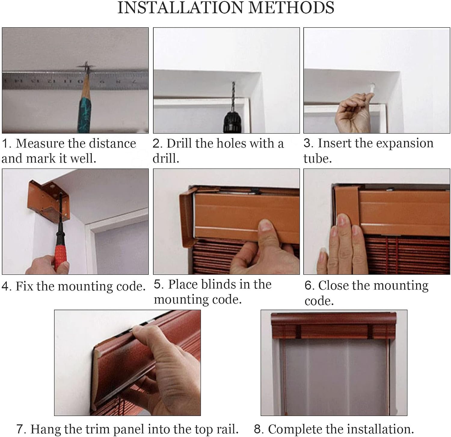 50mm/2in Slats Wooden Blinds, Venetian Blinds, Solid Wood Light Filtering Venetian Shades, Horizontal Blinds for Windows/Doors,WxH-50x160cm/20 * 63in