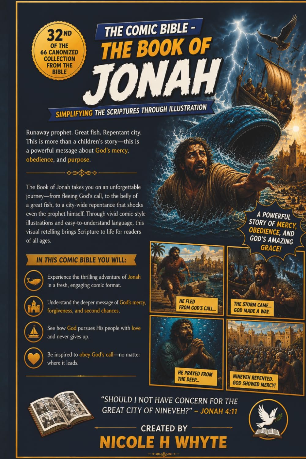 THE COMIC BIBLE SERIES JONAH: SIMPLIFYING THE SCRIPTURES THROUGH ILLUSTRATION