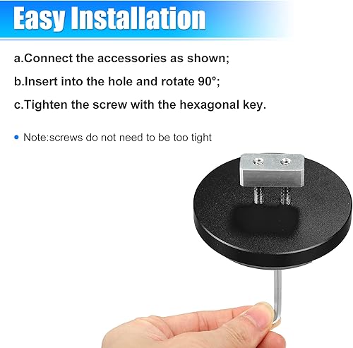 Miniatura 5 de X AUTOHAUX 4 almohadillas de aluminio Jack Pucks para Chevrolet Corvette C5 C6 C7 C8 Z06 ZR1 1997-2021 Jack Lift Pad Jack Lift Pad Adaptador de