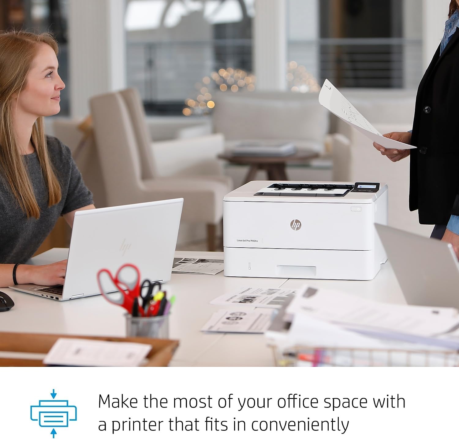 HP LaserJet Pro M404n Monochrome Printer with Built-in Ethernet (W1A52A)