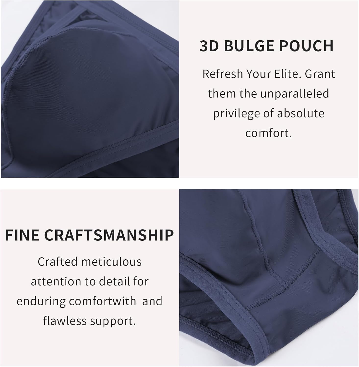 Mens Thongs Brief, Soft and Breathable Ice Silk Comfort G-String Underwear for Daily and Sports Wear - Image 5