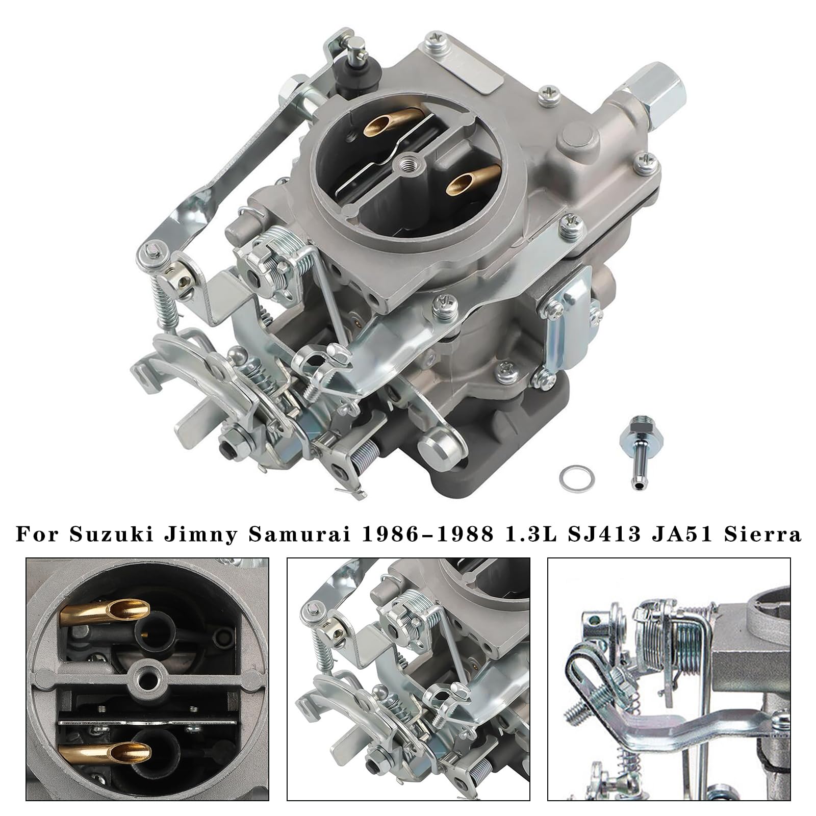 Carb Carby Carburetor Apto para Suzuki Jimny Samurai 1986-1988 1.3L SJ413 JA51 Sierra