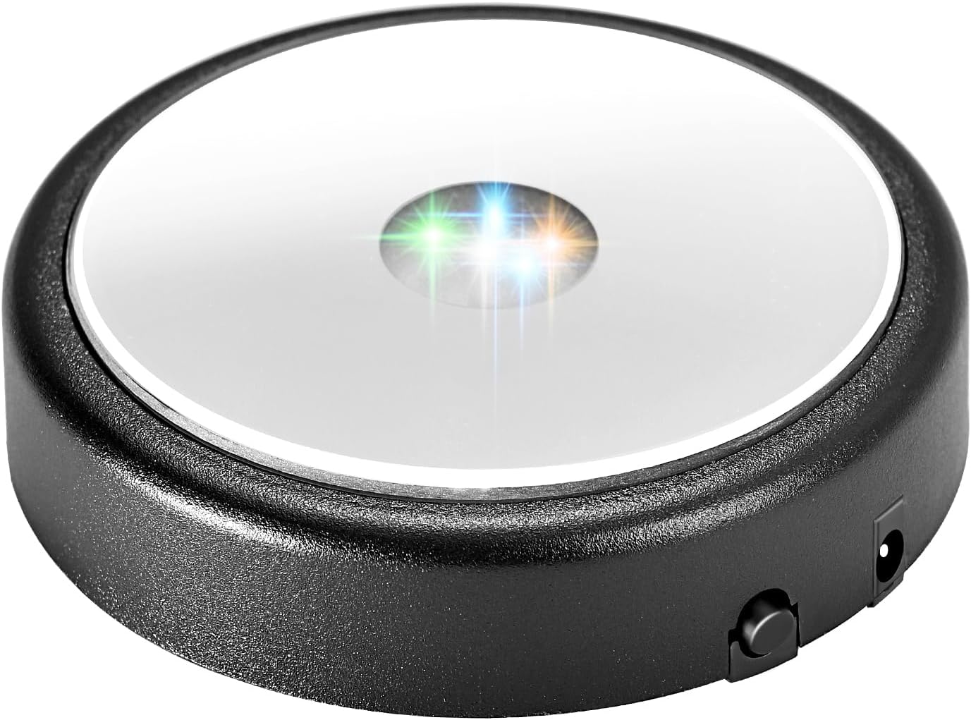 IFOLAINA LED Light Base Multicolor Round Display Stand for Crystal Art Lighted Base for 3D Glass Led Display Base Pedestal Plate Décor