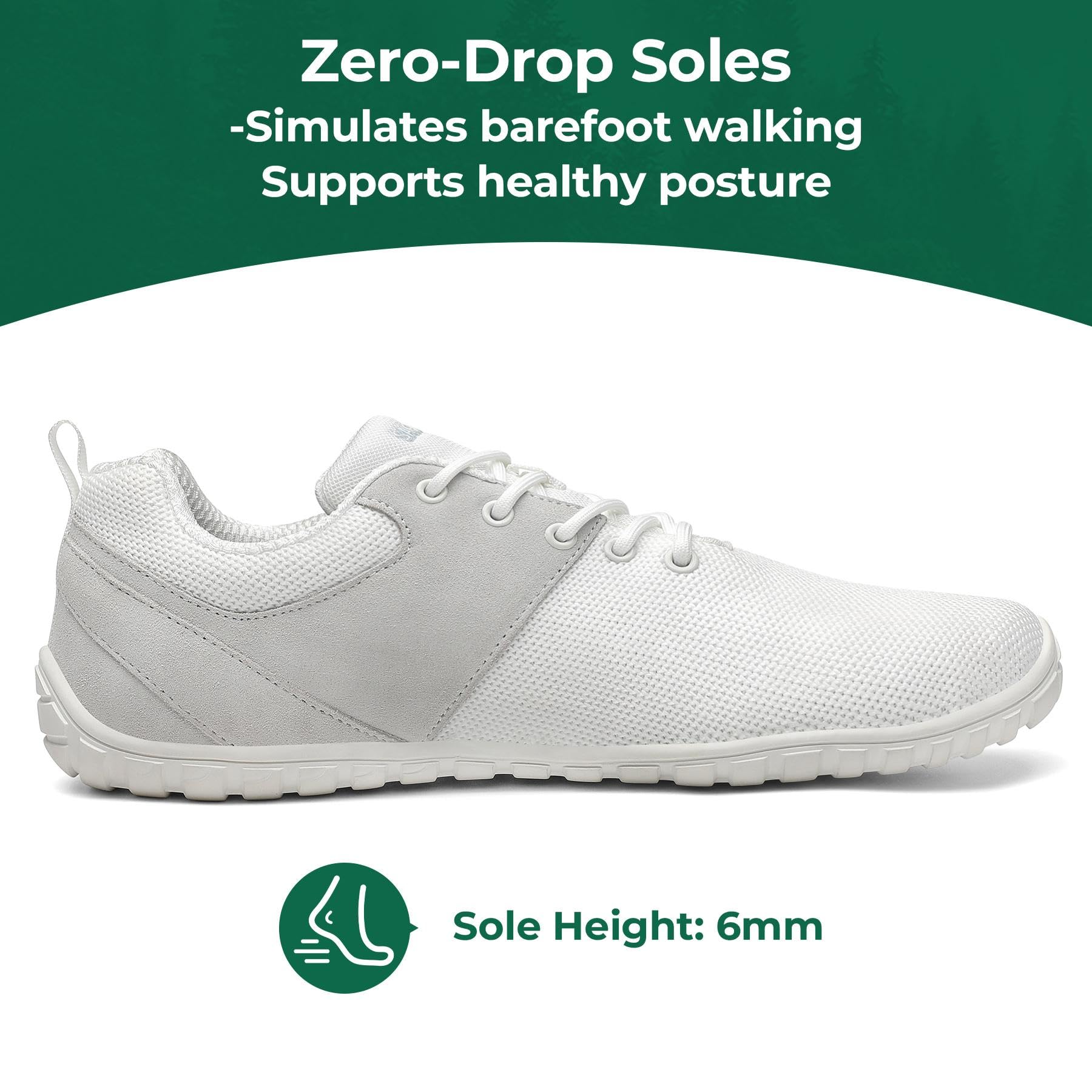 SAGUARO Scarpe Barefoot Minimaliste Uomo Donna Leggere Scarpe a Piedi Nudi con Zero Drop Soles e Wide Tox Box Gr.36-48