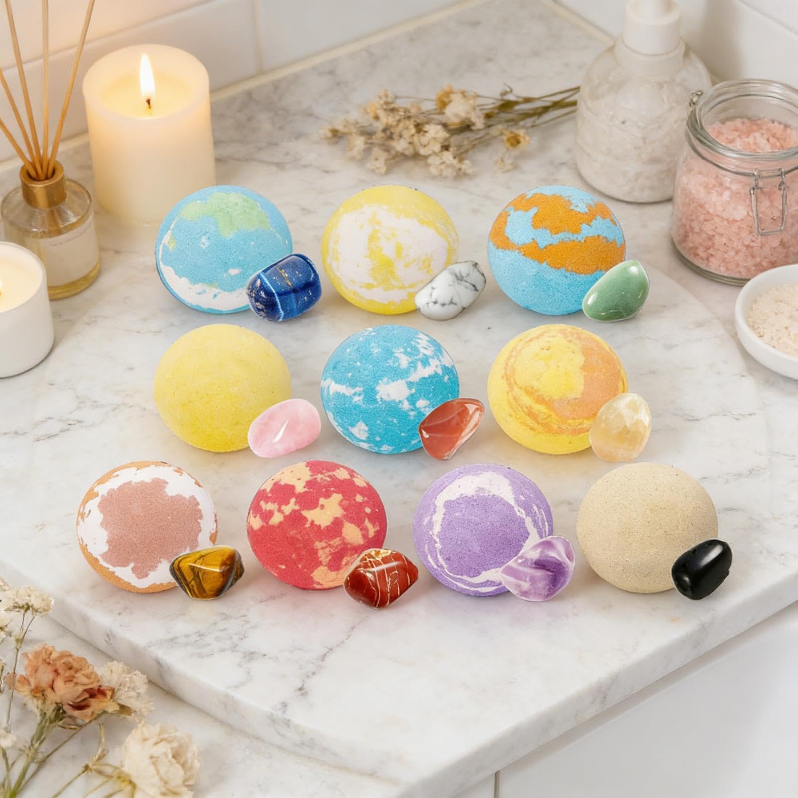 Palla da Bagno per Bambini Colorato con Giocattolo