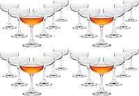 Vista 10 de Juvale Coupe - Juego de 6 vasos de 7 onzas, transparentes, de inspiración vintage, aptos para lavavajillas, para fiestas y bares, copas de champán