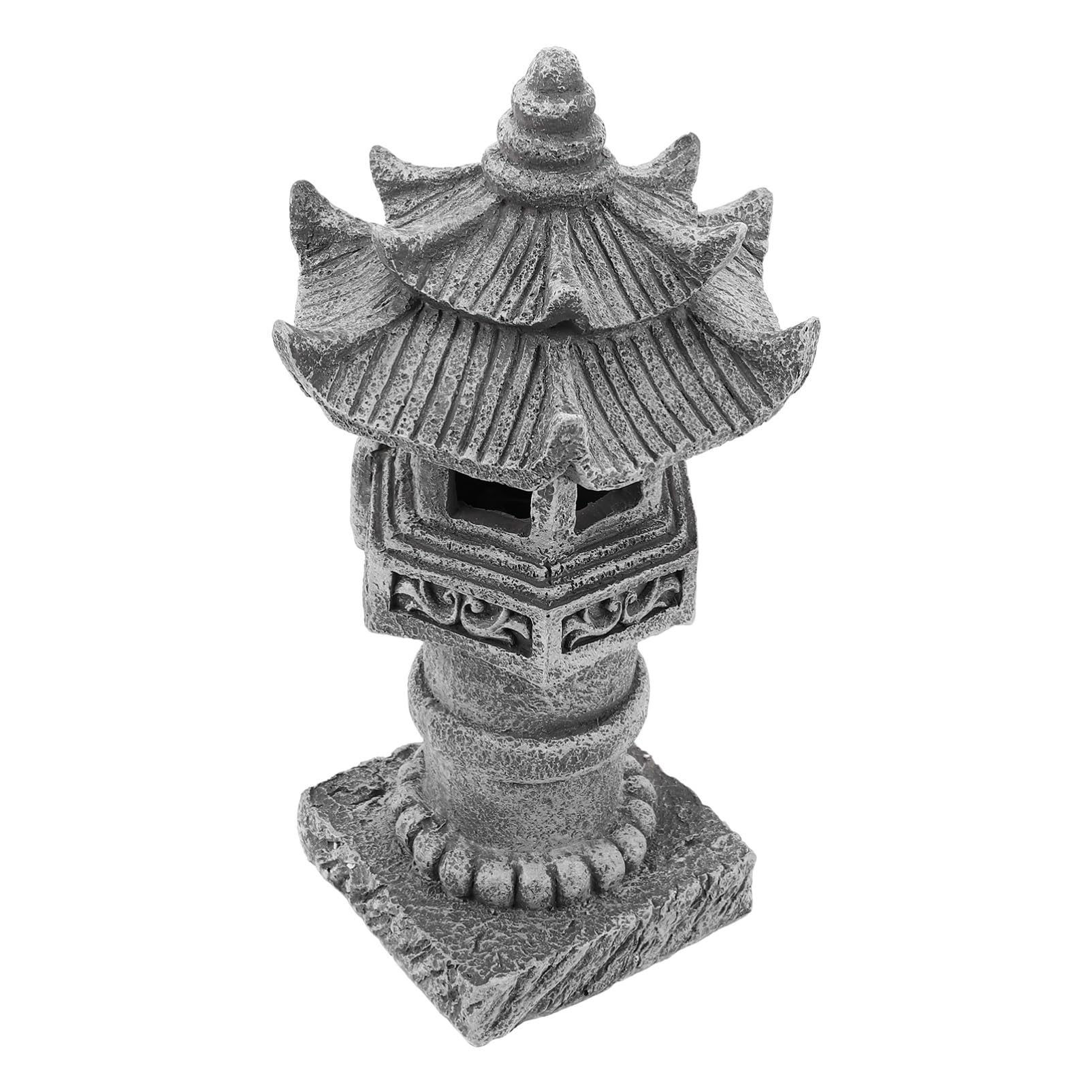 Statue de jardin résine zen pour balcon et patio Kisangel
