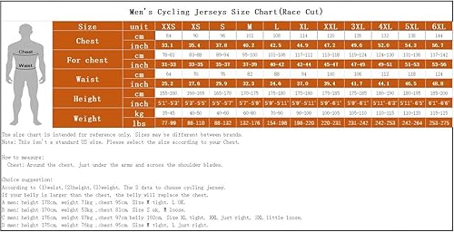Miniatura 5 de Ciclismo Jersey Hombres, Bicicleta de Montaña Camisa Ciclismo Tops Ropa de carretera Ropa Bicicletas Ciclismo Outfit XXS-6XL