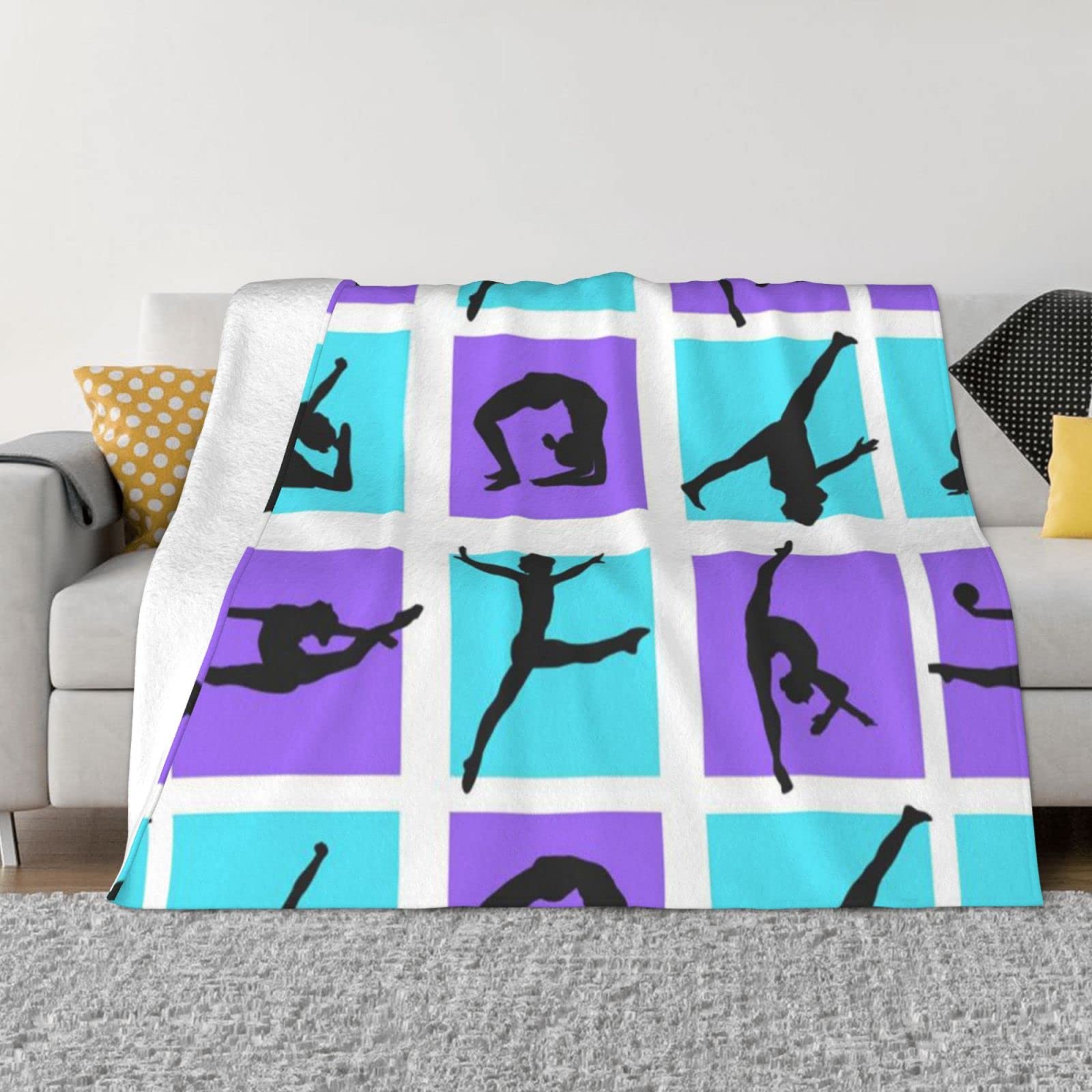 Couverture flanelle de gymnastique douce pour un confort thermique absolu