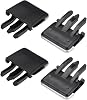 4 Pcs Car Air Vent Clips, Air Conditionings Vent Clip, Automotive A/C Vent Label Clips Black Diffuser Vent Clips 3 Claws Adjustable Car Vent Accessories for Corolla