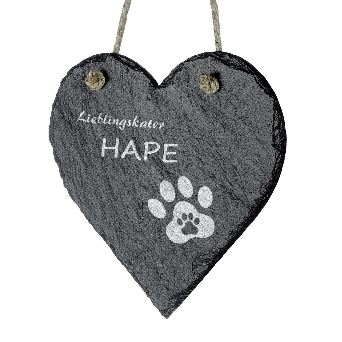 Corpse Party Placa Conmemorativa Para Mascotas En Forma De Corazón - Pizarra Grabada Personalizada, 11x11cm, Ideal Para Gatos Alas De Sangre