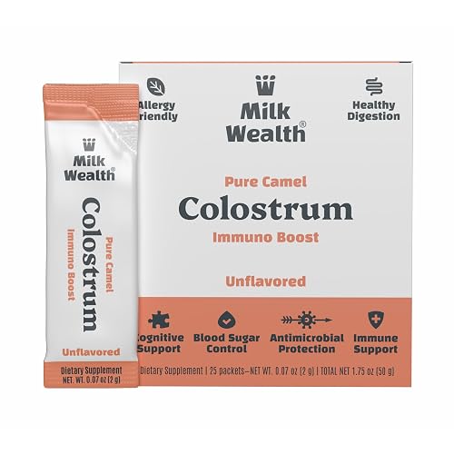 Milk Wealth™ Camel Colostrum Powder 50g | Immune Support Supplement