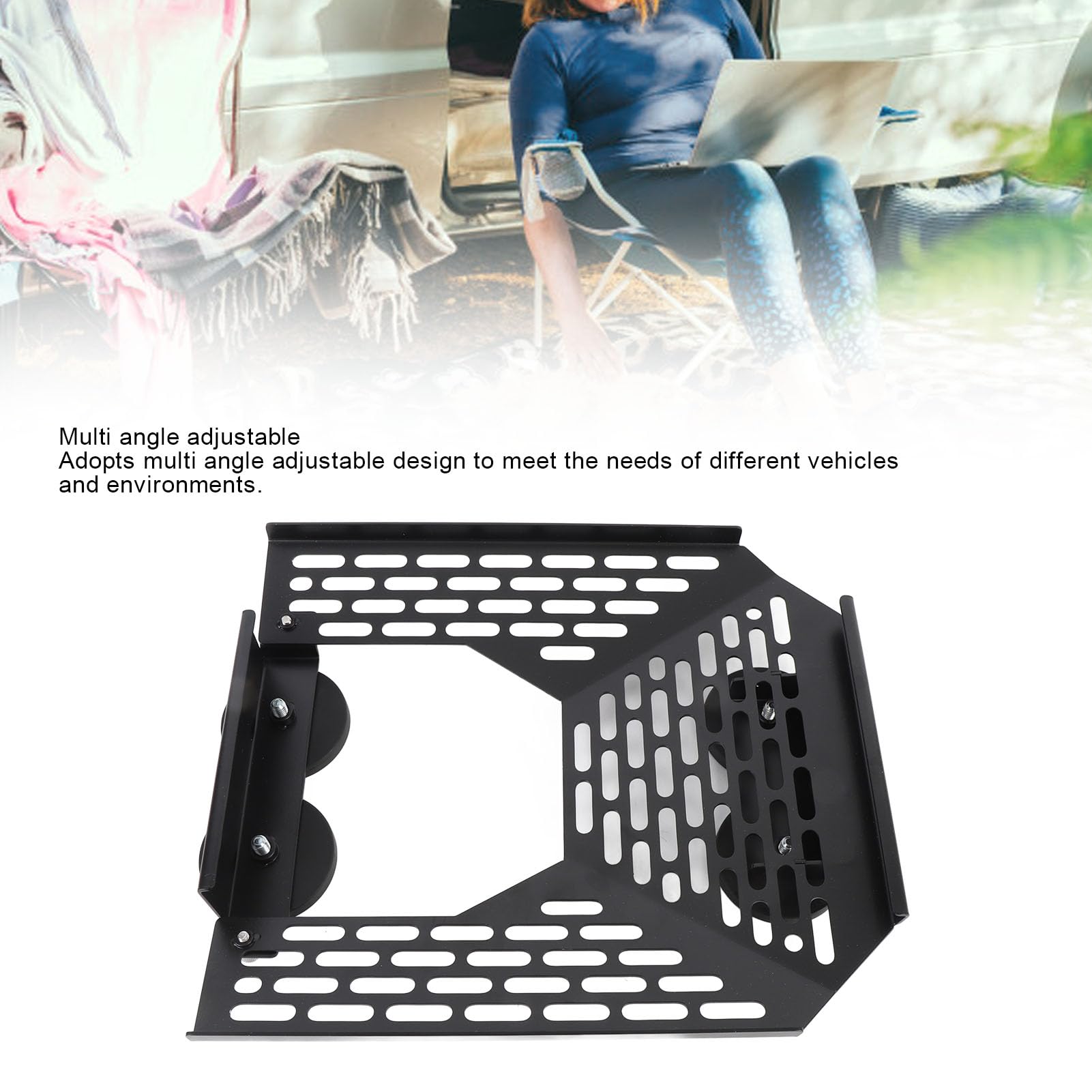 Uchwyt magnetyczny satelitarny, regulowany pod wieloma kątami, uchwyt satelitarny na dach samochodu ze stopu aluminium, do samochodu kempingowego