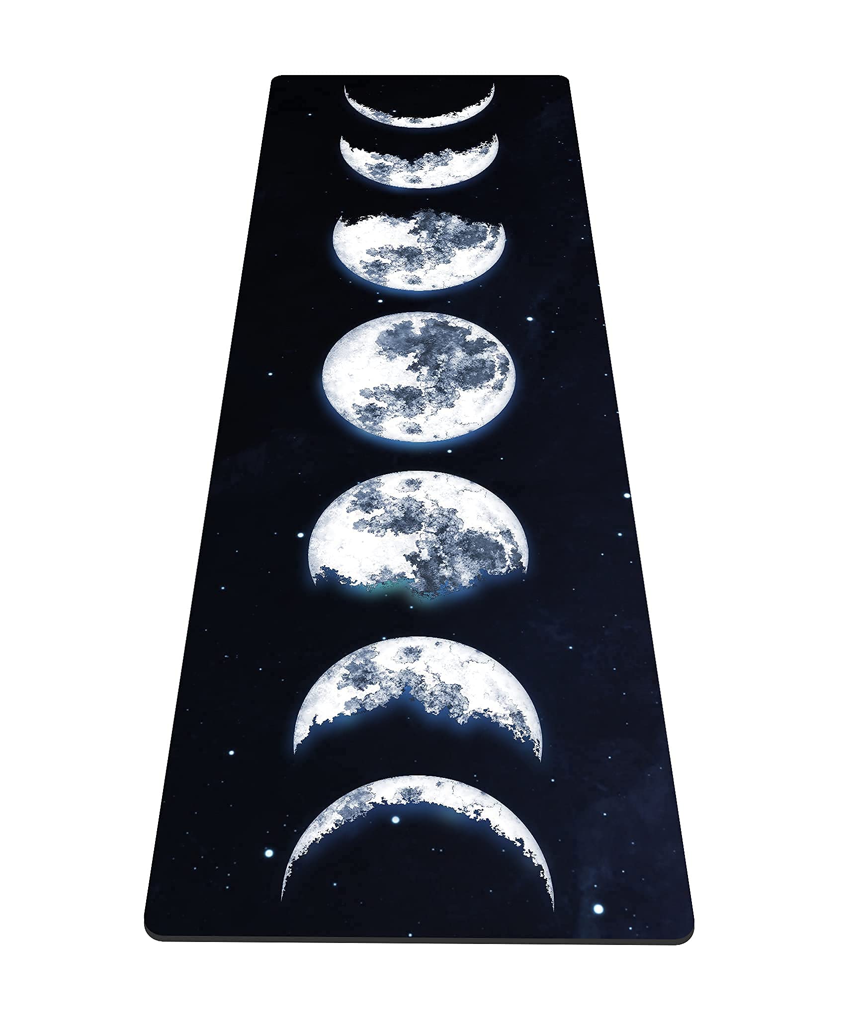 nuveti Extra Thick TPE Non Slip Yoga Mat with Carrying Bag, 72"x24", Moon-Y Color, Perfect for Yoga, Pilates & Floor Exercises — image 1